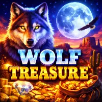 Wolf Treasure game tile at King Johnnie Casino (Australia)