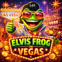 Elvis Frog in Vegas game tile at King Johnnie Casino (Australia)
